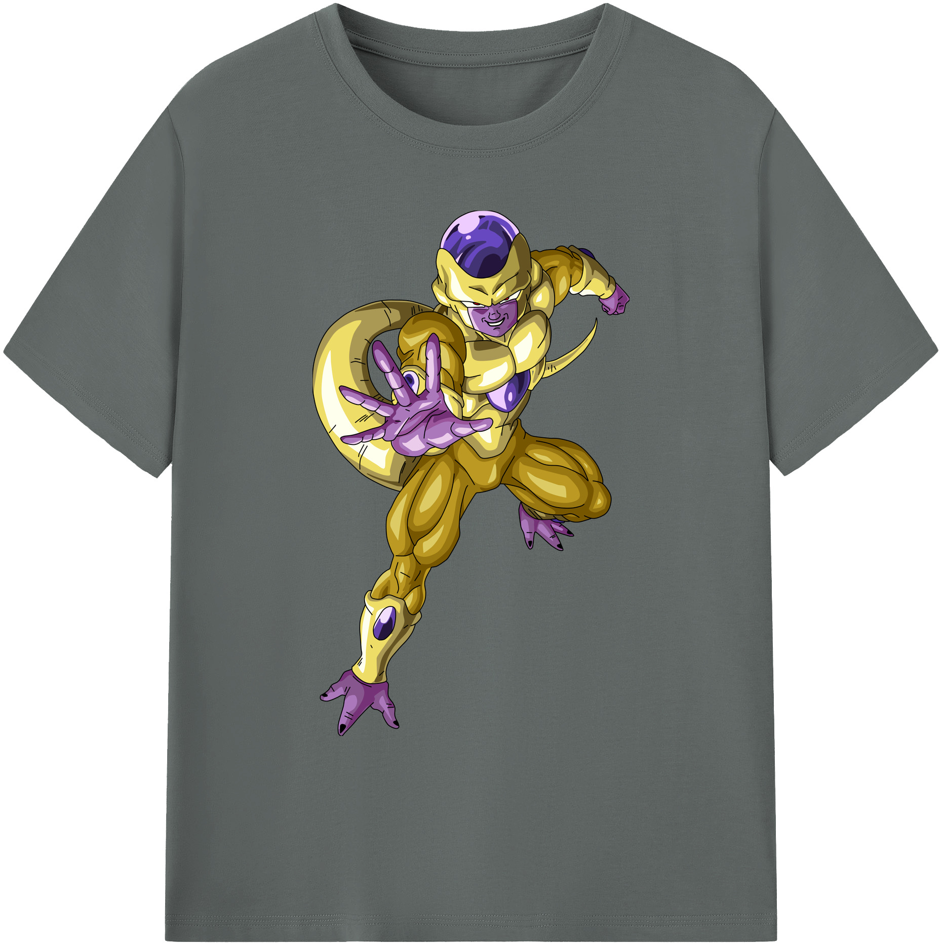 （画像用） ドラゴンボール フリーザ DRAGON BALL Frieza 綿100％ メンズ半袖Tシャツ｜肌触りやわらか＆通気性